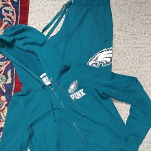 VS PINK Eagles sweatpants and jacket